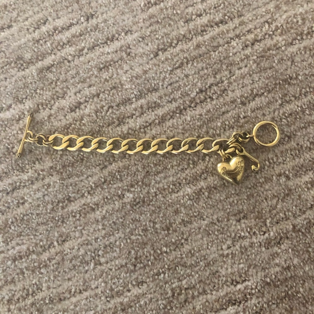 Juicy Couture gold charm bracelet
